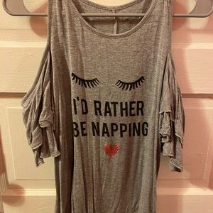 I’d rather be napping shirt